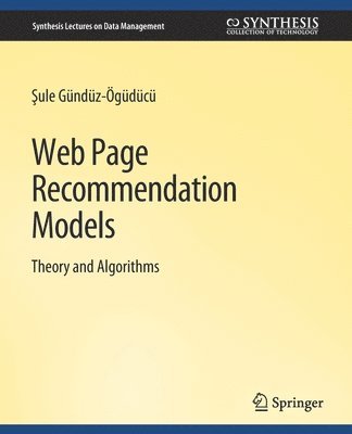 bokomslag Web Page Recommendation Models