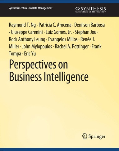 Raymond T. Ng, Patricia C. Arocena, Denilson Barbosa, Giuseppe Carenini, Luiz Gomes, Stephan Jou, Anthony Leung, Evangelos Milios, Renée J. Miller, John Mylopoulos, Rachel A Pottinger, Frank Tompa, Eric Yu - Perspectives on Business Intelligence, Häftad