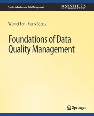 Foundations of Data Quality Management 1