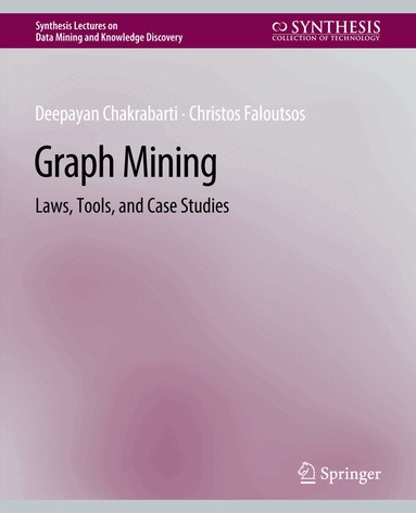 Deepayan Chakrabarti, Christos Faloutsos - Graph Mining, Häftad