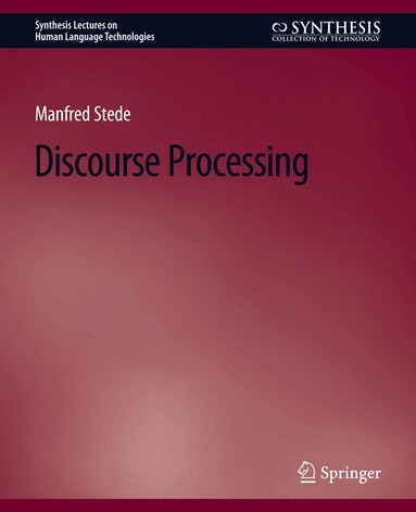 bokomslag Discourse Processing