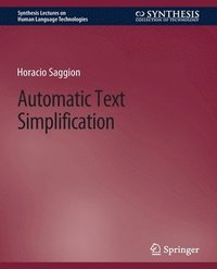 bokomslag Automatic Text Simplification