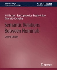 bokomslag Semantic Relations Between Nominals, Second Edition