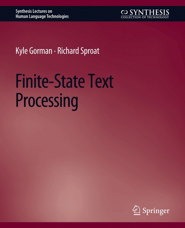 Finite-State Text Processing 1