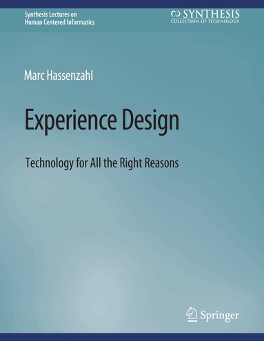 Marc Hassenzahl - Experience Design, Häftad