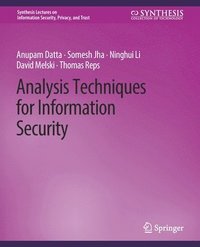 bokomslag Analysis Techniques for Information Security