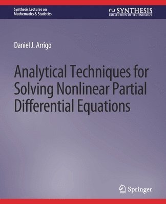 bokomslag Analytical Techniques for Solving Nonlinear Partial Differential Equations