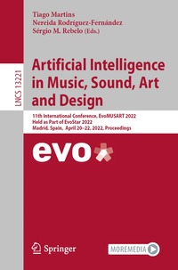 bokomslag Artificial Intelligence in Music, Sound, Art and Design