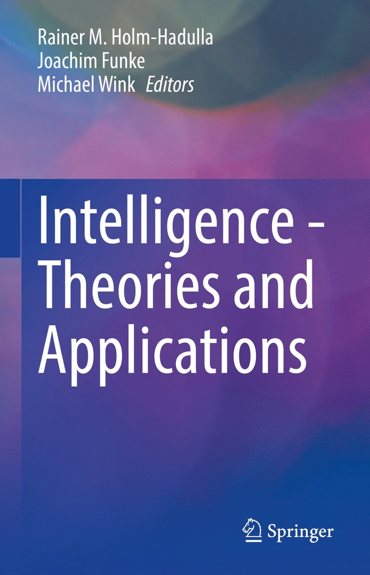Rainer M. Holm-Hadulla, Joachim Funke, Michael Wink - Intelligence - Theories and Applications, Inbunden