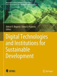 bokomslag Digital Technologies and Institutions for Sustainable Development