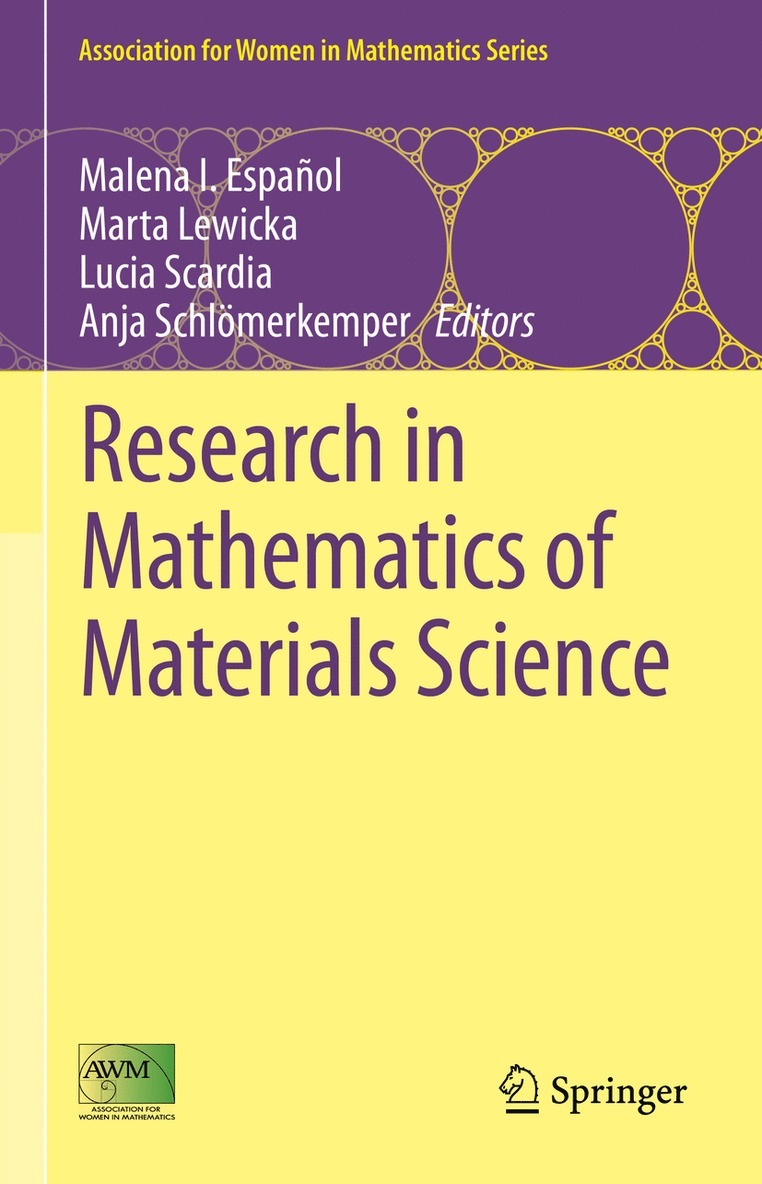 Malena I. Español, Marta Lewicka, Lucia Scardia, Anja Schlömerkemper, Malena I. Espanol, Anja Schlomerkemper - Research in Mathematics of Materials Science, Inbunden