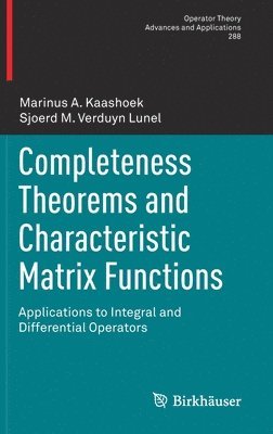 Completeness Theorems and Characteristic Matrix Functions 1