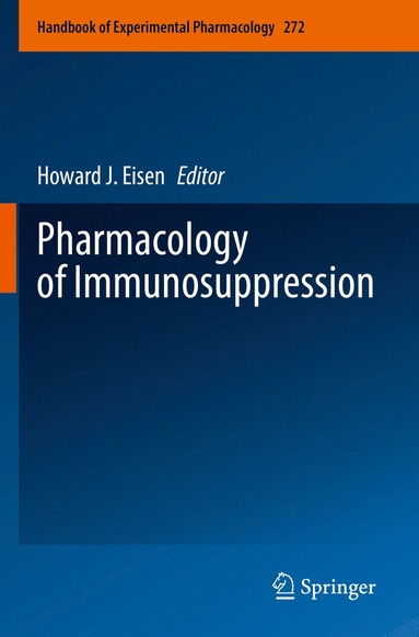 bokomslag Pharmacology of Immunosuppression