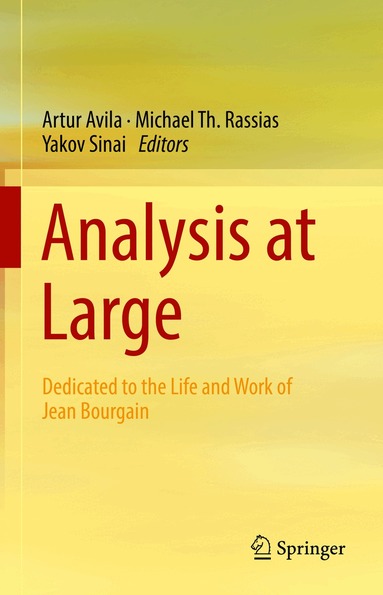 Artur Avila, Michael Th. Rassias, Yakov Sinai - Analysis at Large, Inbunden