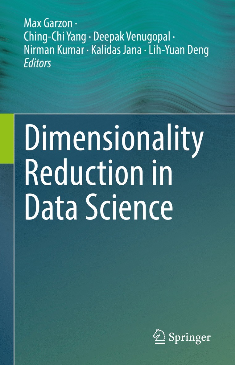 Max Garzon, Ching-Chi Yang, Deepak Venugopal, Nirman Kumar, Kalidas Jana, Lih-Yuan Deng - Dimensionality Reduction in Data Science, Inbunden