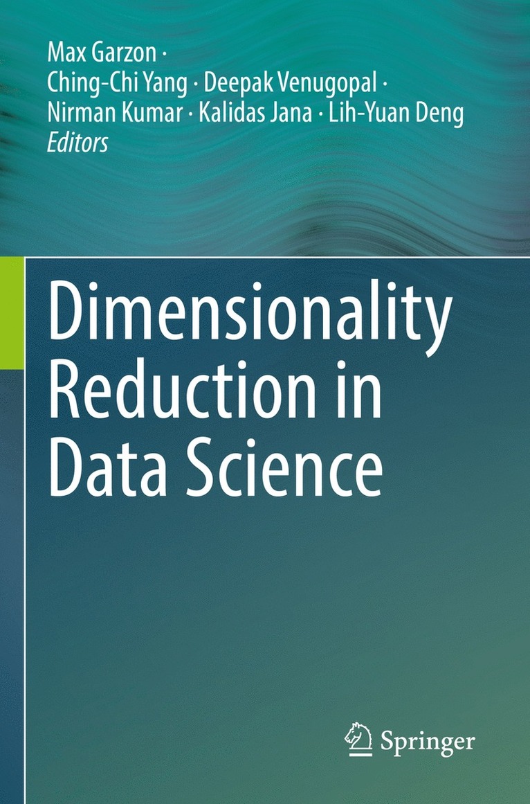 Max Garzon, Ching-Chi Yang, Deepak Venugopal, Nirman Kumar, Kalidas Jana, Lih-Yuan Deng - Dimensionality Reduction in Data Science, Häftad
