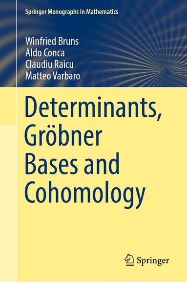 Winfried Bruns, Aldo Conca, Claudiu Raicu, Matteo Varbaro - Determinants, Gröbner Bases and Cohomology, Inbunden