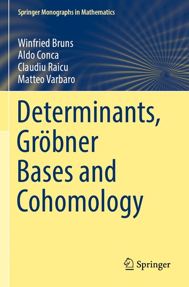 Winfried Bruns, Aldo Conca, Claudiu Raicu, Matteo Varbaro - Determinants, Gröbner Bases and Cohomology, Häftad