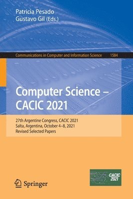 bokomslag Computer Science - CACIC 2021