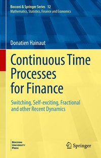 bokomslag Continuous Time Processes for Finance