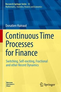 bokomslag Continuous Time Processes for Finance