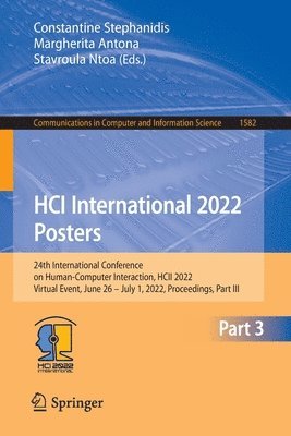 bokomslag HCI International 2022 Posters