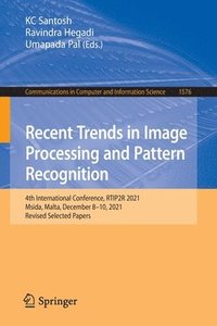 bokomslag Recent Trends in Image Processing and Pattern Recognition