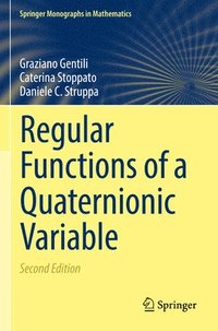 bokomslag Regular Functions of a Quaternionic Variable