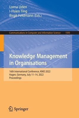 bokomslag Knowledge Management in Organisations