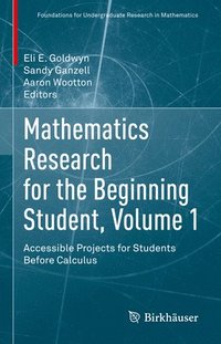 bokomslag Mathematics Research for the Beginning Student, Volume 1