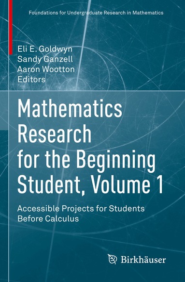 Eli E. Goldwyn, Sandy Ganzell, Aaron Wootton - Mathematics Research for the Beginning Student, Volume 1, Häftad