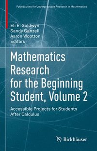 bokomslag Mathematics Research for the Beginning Student, Volume 2