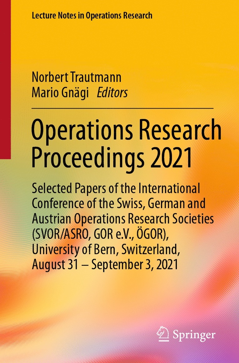 Operations Research Proceedings 2021 1