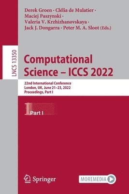 bokomslag Computational Science - ICCS 2022