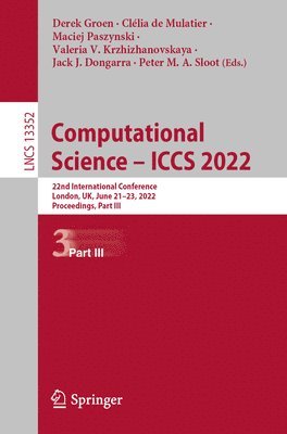 bokomslag Computational Science  ICCS 2022