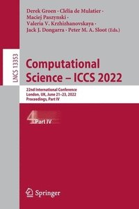 bokomslag Computational Science  ICCS 2022