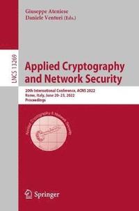 bokomslag Applied Cryptography  and Network Security