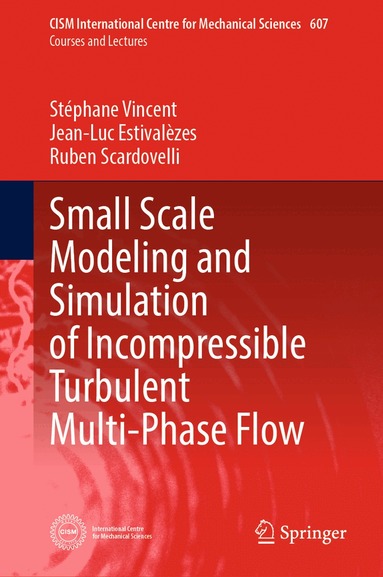 Stéphane Vincent, Jean-Luc Estivalèzes, Ruben Scardovelli - Small Scale Modeling and Simulation of Incompressible Turbulent Multi-Phase Flow, Inbunden