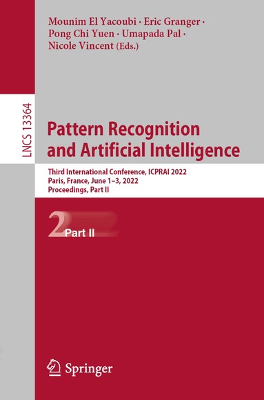 Mounîm El Yacoubi, Eric Granger, Pong Chi Yuen, Umapada Pal, Nicole Vincent - Pattern Recognition and Artificial Intelligence, Häftad