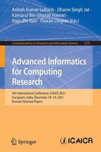 bokomslag Advanced Informatics for Computing Research