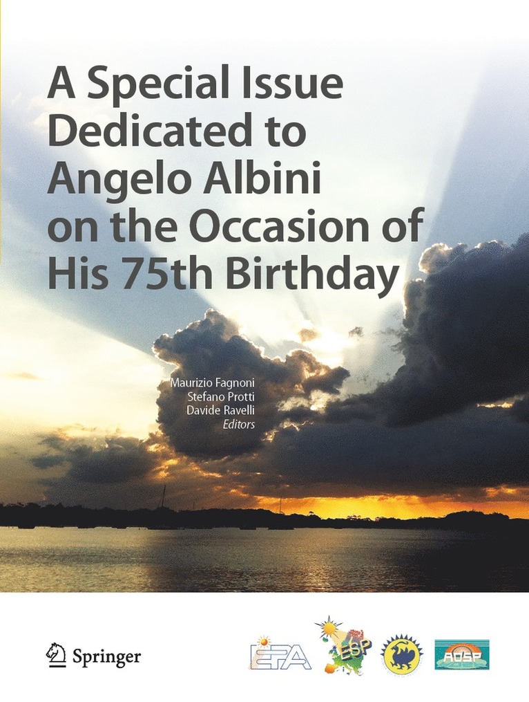 Maurizio Fagnoni, Stefano Protti, Davide Ravelli - Special Issue Dedicated to Angelo Albini on the Occasion of His 75th Birthday, Inbunden