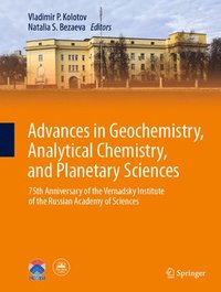 bokomslag Advances in Geochemistry, Analytical Chemistry, and Planetary Sciences