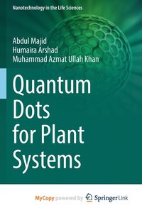 bokomslag Quantum Dots For Plant Systems