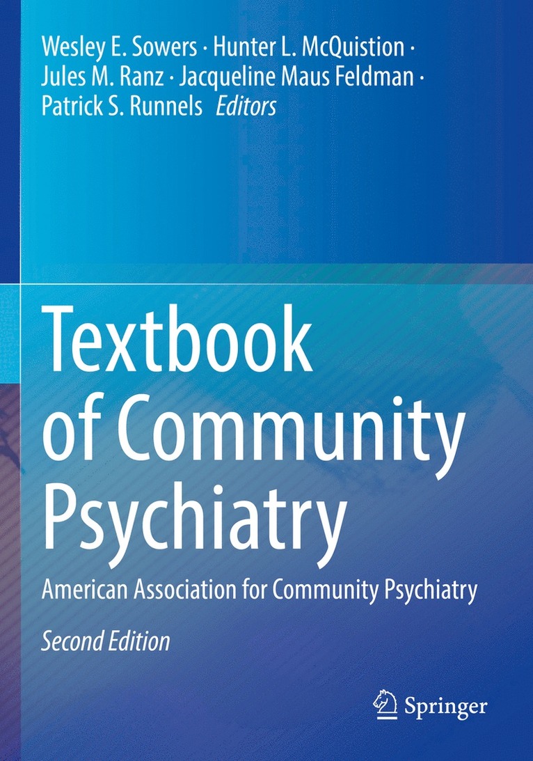 Textbook of Community Psychiatry 1