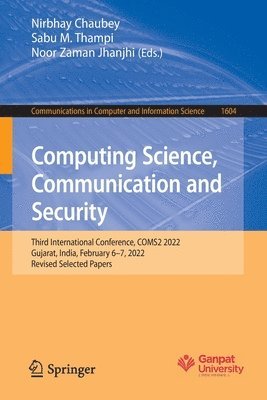 Computing Science, Communication and Security 1