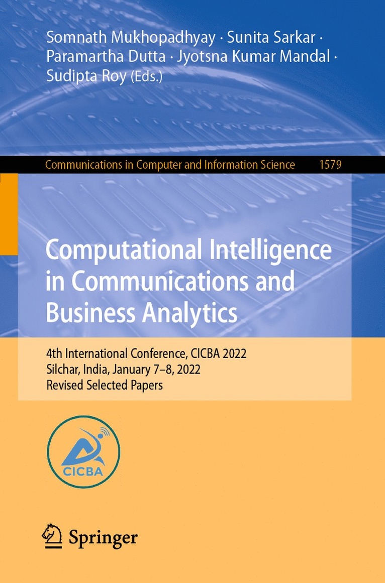 Computational Intelligence in Communications and Business Analytics 1