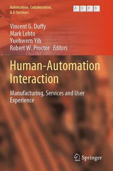 bokomslag Human-Automation Interaction