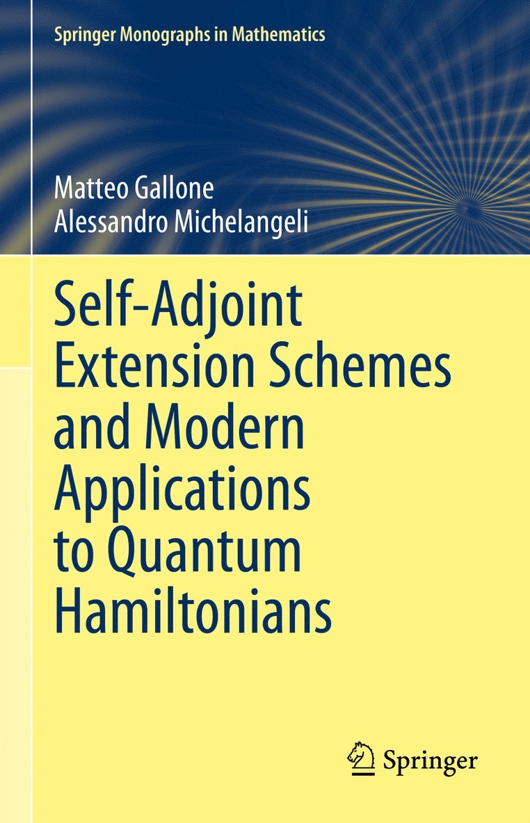Matteo Gallone, Alessandro Michelangeli - Self-Adjoint Extension Schemes and Modern Applications to Quantum Hamiltonians, Inbunden