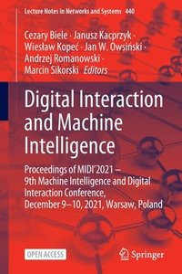 bokomslag Digital Interaction and Machine Intelligence