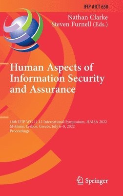 bokomslag Human Aspects of Information Security and Assurance